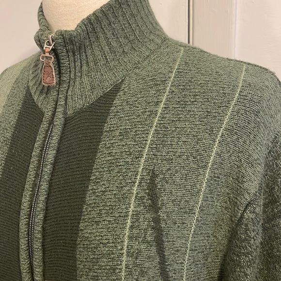Vintage Arnold Palmer Hunter Green Men’s Cardigan, Size M - Picture 6 of 13